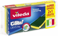 Glitzi Crystal 2+1ks zelená stredná VILEDA
