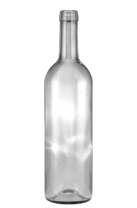 Fľaša Bordo - 0.75 bezfarebná VE