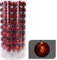 Gule vianočné LED 8X70mm červené