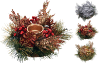 Sotjan na čajové sviečky vianočný 3 druhy