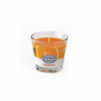 Sviečka vonná 160 g v skle - orange