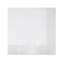 Obrúsky 2-vrstvové, 40 x 40 cm biele [50 ks] GASTRO