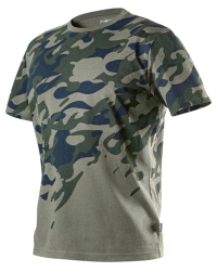Pracovné tričko olivové CAMO, veľkosť L