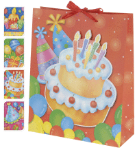 Darčeková taška narodeninová 32x26x10cm