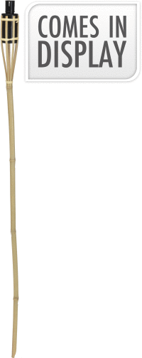 Bambusová fakľa, 120 cm, natural