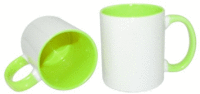 Sublimačný hrnček FUNNY light green A+, 330 ml