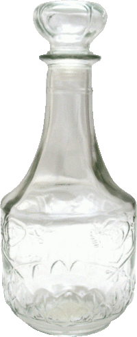 Dekoračná fľaša s uzáverom 1005ml