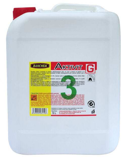 Detail Aktivit G - čistič na rúry, grily, pece 5 l BANCHEM