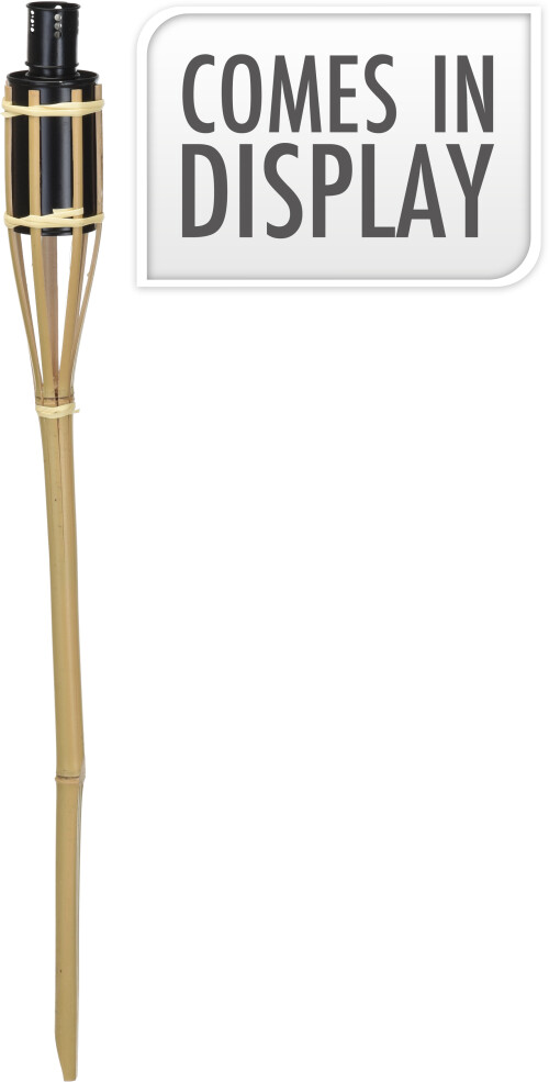 Bambusová fakľa, 65 cm, natural